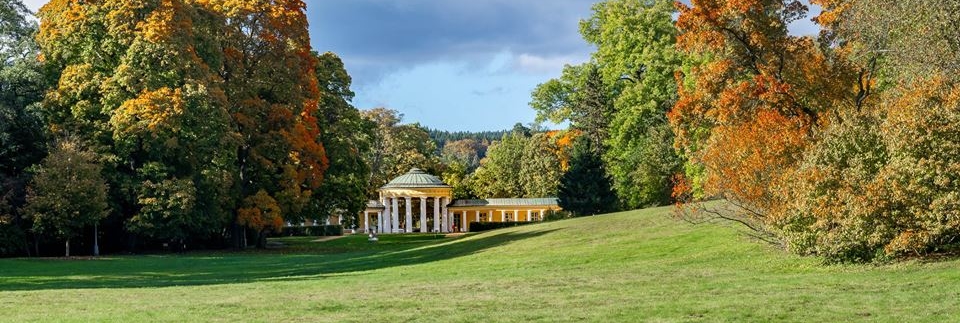 The Park of Ferdinand's Colonnade Marienbad